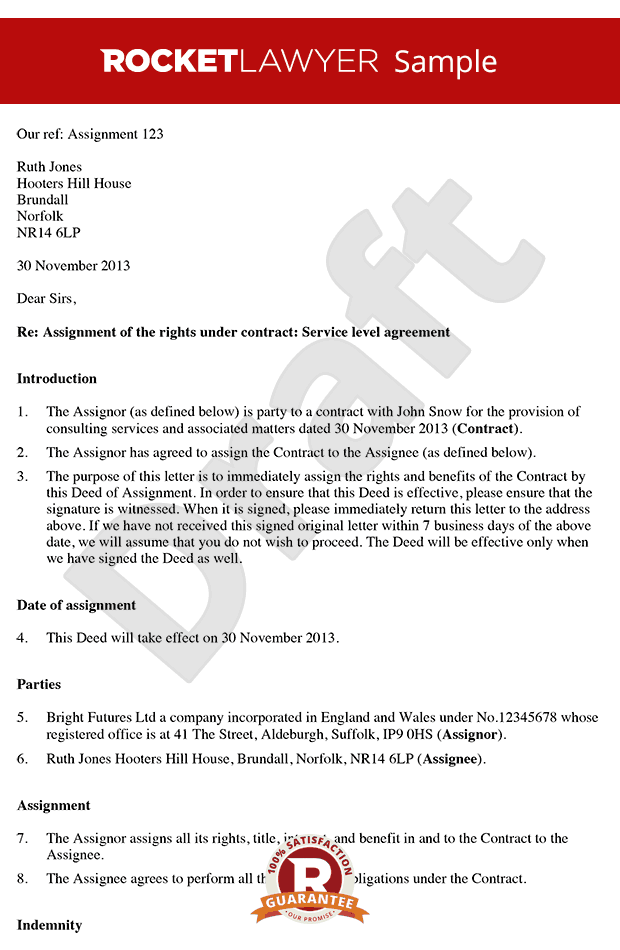Letter Assigning Responsibility assignment letter sample f Letter Assigning Responsibility assignment letter sample f
