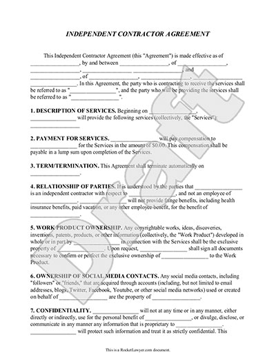 for labor you contract do need what form Agreement Contract Contractor Independent Rocket Form Lawyer for labor you contract do need what form Agreement Contract Contractor Independent Rocket Form Lawyer