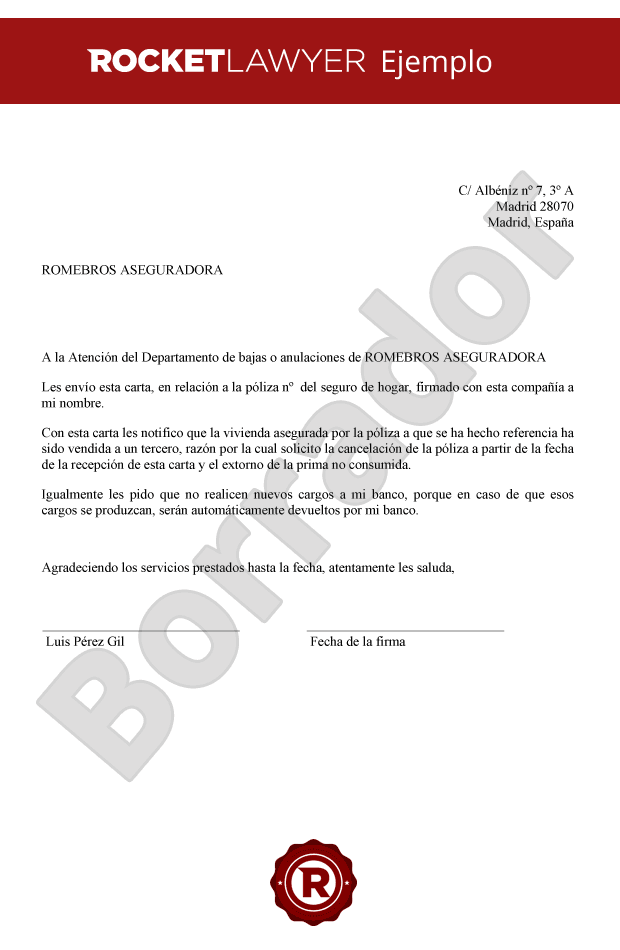 Labace Modelo De Carta Para Solicitar Cancelacion De Servicios