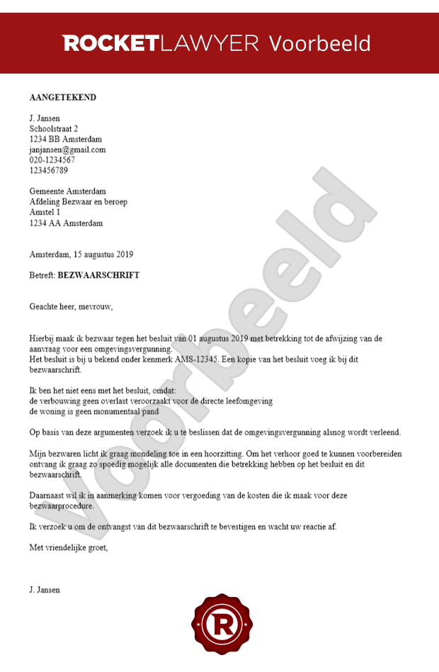 Algemeen Bezwaarschrift Opstellen  Makkelijk en Snel