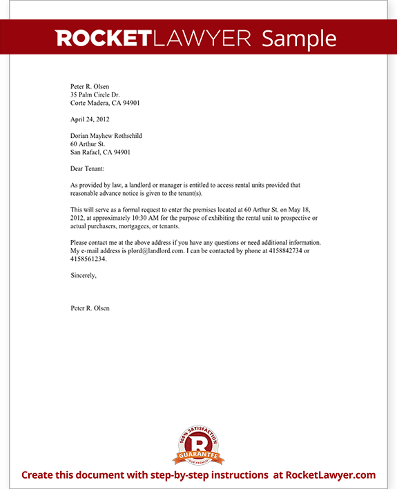 Property Inspection Letter To Tenant Template from www.rocketlawyer.com