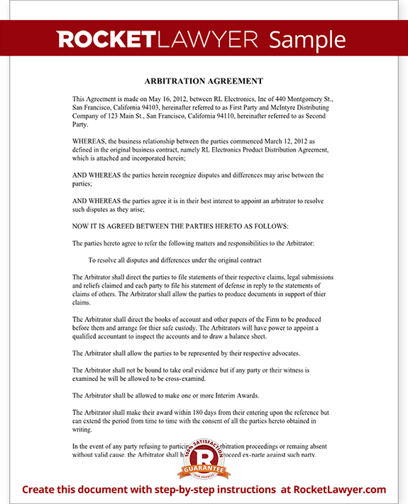Mediation Agreement Form Template (with Sample)