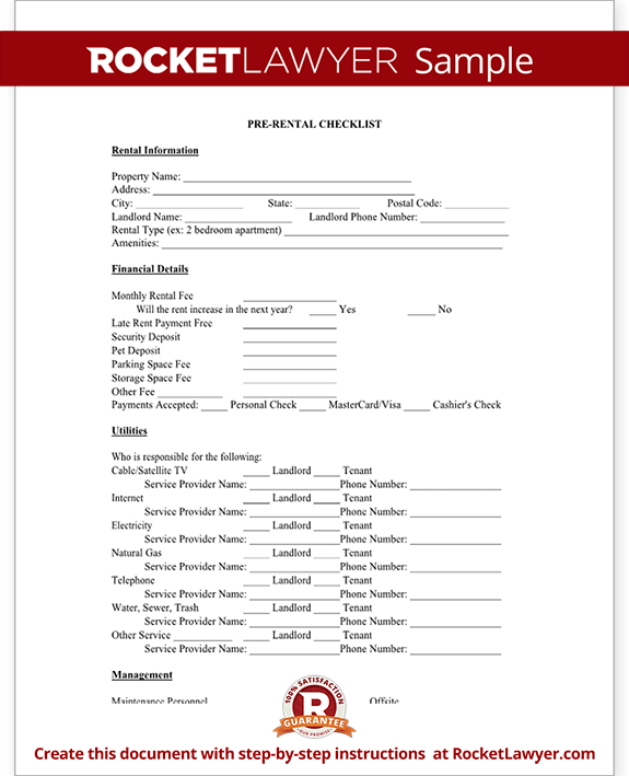 115+ Wonderful Pre Rental Property Checklist