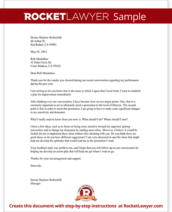 Letter Asking For Promotion from www.rocketlawyer.com