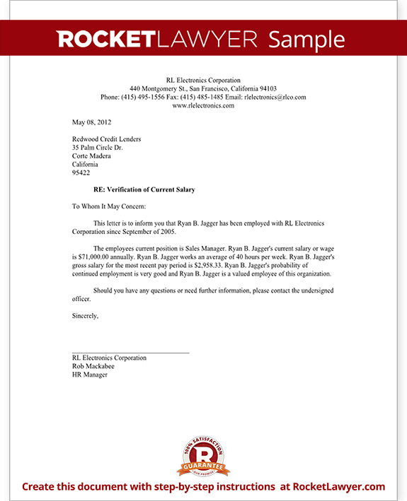 Proof Of Employment Letter For Court from www.rocketlawyer.com