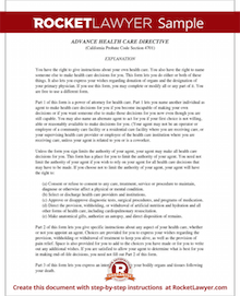 Free Advance Directive | Free to Print, Save &amp; Download