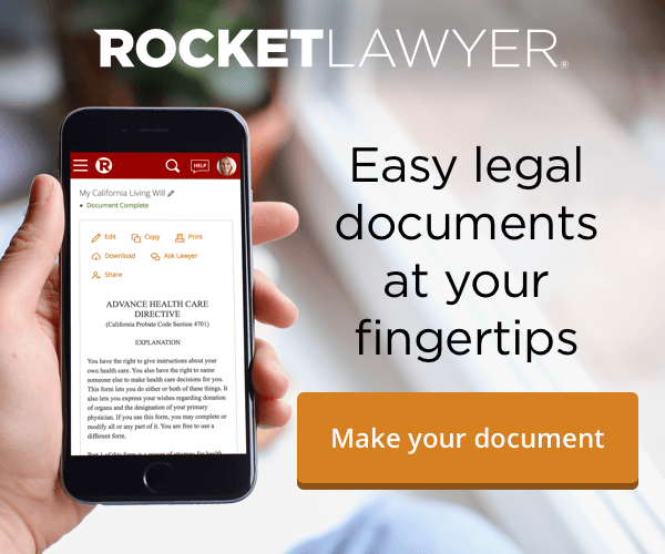 rocket lawyer ad mobile v2 living trust cost